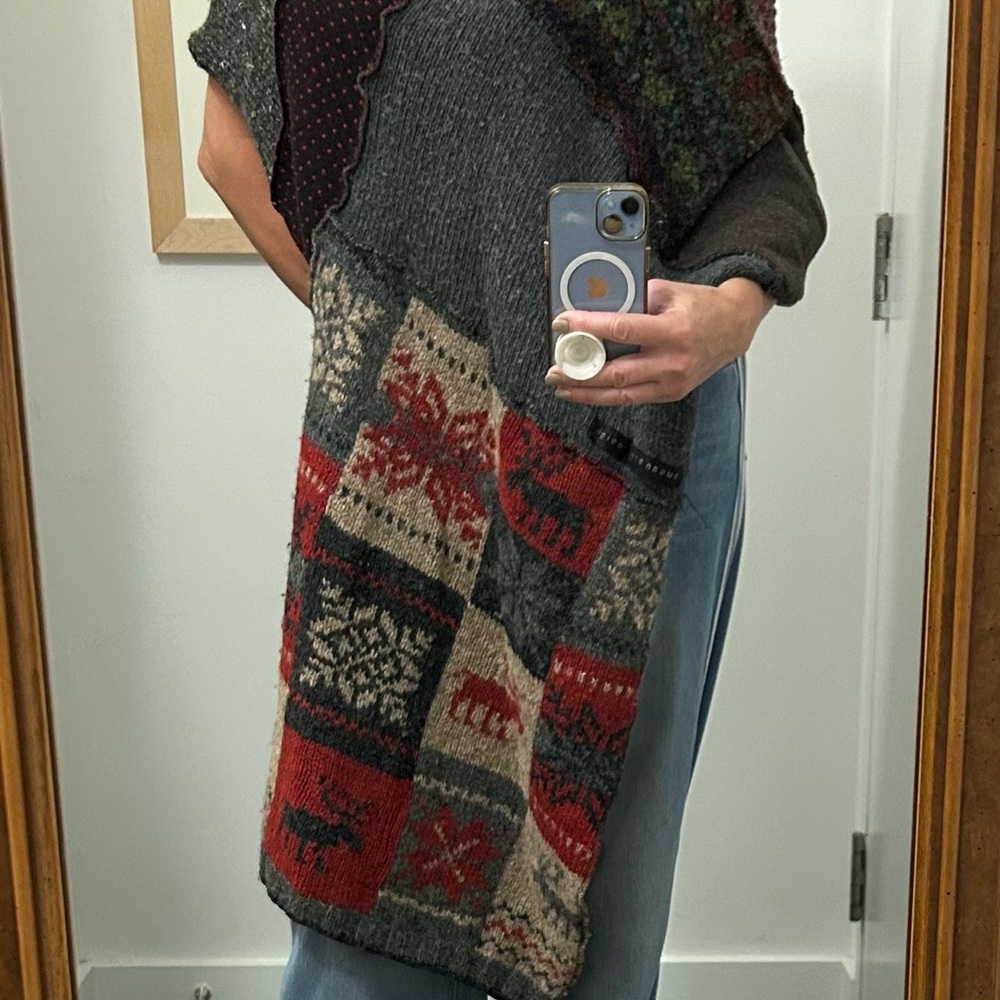 Multicolor Patchwork Sweater